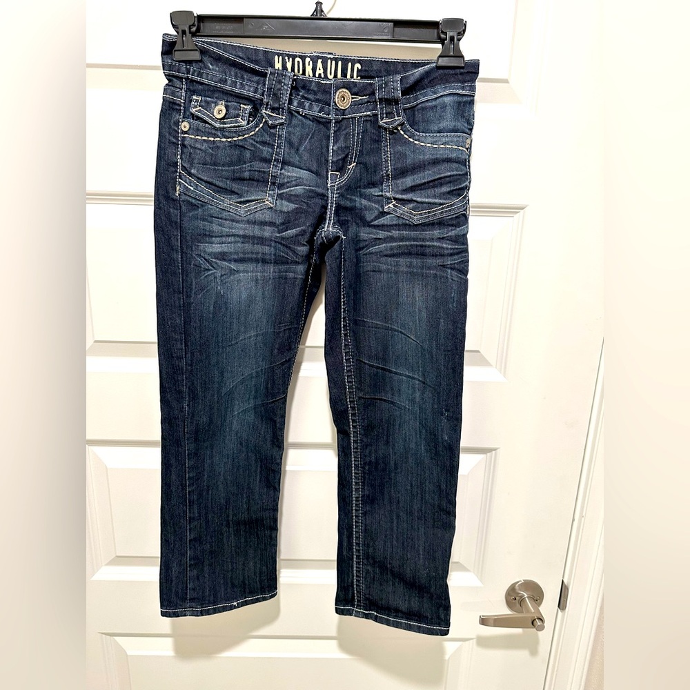 Hydraulic Dark Blue Denim Jeans